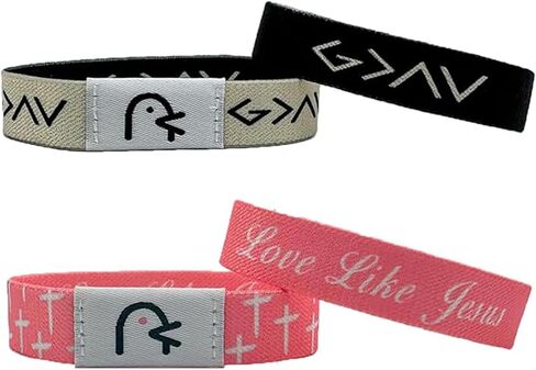 Yappy His & Hers Bible Verse Bracelet Set – Christian Couples Faith Gift (Men’s & Women’s Sizes) in Saudi Arabia