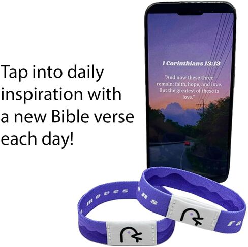 Yappy His & Hers Bible Verse Bracelet Set – Christian Couples Faith Gift (Men’s & Women’s Sizes) in Saudi Arabia