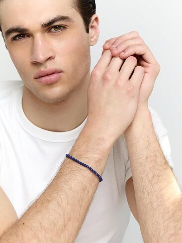 MATEO New York 4mm Lapis Beaded Bracelet in Saudi Arabia