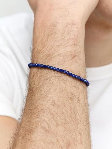 MATEO New York 4mm Lapis Beaded Bracelet in Saudi Arabia