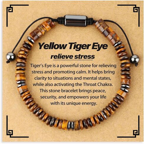 Natural Heishi Spacers Disk-Shape Gemstone Healing Jewelry Beads Adjustable Bracelets 7-10" Length Adult Unisex in Saudi Arabia