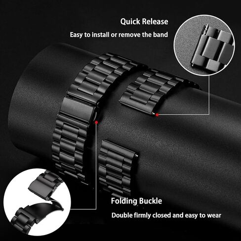 20mm Stainless Steel Bands Compatible with Timex Expedition Scout 40mm/Acadia 40mm/Weekender 38mm/Field 43mm/Rugged Core Analog,Quick Release Stainless Steel Replacement Men Women in Saudi Arabia