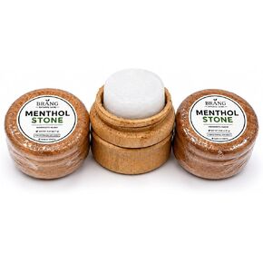 BRANG Menthol Crystals, Spa Menthol Stone, 3 Pack, 0.72 oz (21 g) in Saudi Arabia