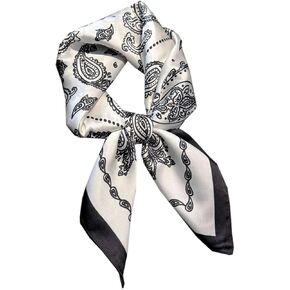 Satin Silk Square Medium Scarfs for Women Hair Scarves Wraps Headscarf for Sleeping Handbags Scarf in Saudi Arabia