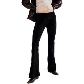 Free People Women's Penny Pull-on Velvet Pants in Kuwait
