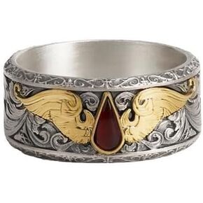 Warhammer 40K Blood Angels Gold Ring,Collectible Gift for Gamers & Fans in Saudi Arabia