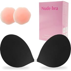 supriya Adhesive Silicone Bra Strapless Invisible Ultra Sticky Nipple Covers for Backless Wedding Dress Deep V Plunge Gowns in Saudi Arabia