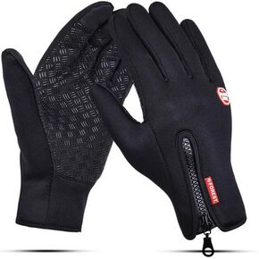 Outdoor Winter Touch Screen Warm Gloves, Adjustable Women Men Windproof Non-Slip Sensitive Touch Screen Sports Gloves for Cycling, Running, Hiking Climbing, Skiing Outdoor Activities in Saudi Arabia
