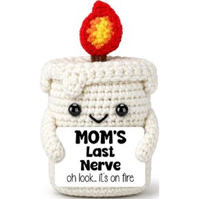 Teacher Appreciation Gifts for Women, Thank You Science English Teacher Gifts, Birthday Retirement Thanksgiving Teachers' Day Graduation Season Handmade Crochet Last Nerve Candle Decorations in Saudi Arabia