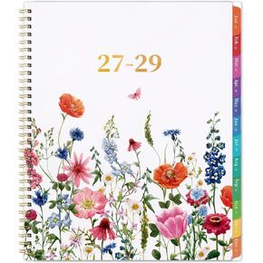 2025 Planner/Calendar - 2025 Planner Weekly and Monthly, JAN - DEC 2025 Planner with Coloful Tabs, Writing Paper, Yearly Overview, Spiral Binding - Waterproof Cover (Gray, 6.4" x 8.5") in Saudi Arabia