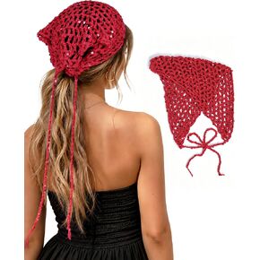 Head Scarf for Women - Sequin Knit Triangle Scarf, Neck Scarf Swimwear Coverups Beach Wrap Skrit Bandana in Saudi Arabia
