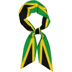 Flag Head Hair Scarf Silk Feeling Neck Scarves Purse Handle Satin Scarfs Silky Long Thin Women's Fashion Scarves in Saudi Arabia