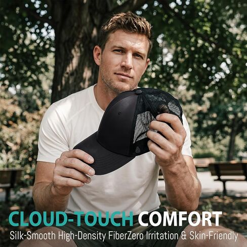 AOPREL Cloud-Touch Trucker Hat - High-Density Structured Mesh Baseball Cap Men & Women，Shape-Retaining Breathable UPF 50+ in Saudi Arabia