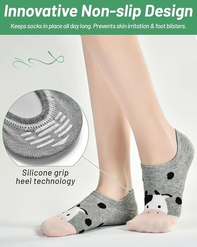 RYI 9 Pairs Women Cute No Show Liner Socks for Flats Slip on Shoes Invisible Hidden Low Profile for Boat Shoe 5-9 in Saudi Arabia