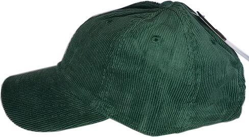 Newhattan Solid Corduroy 100% Cotton Vintage Unisex Baseball Adjustable Polo Trucker Cap Hat (Green) in Saudi Arabia