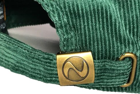 Newhattan Solid Corduroy 100% Cotton Vintage Unisex Baseball Adjustable Polo Trucker Cap Hat (Green) in Saudi Arabia