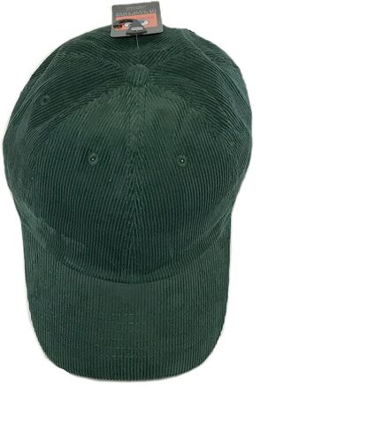 Newhattan Solid Corduroy 100% Cotton Vintage Unisex Baseball Adjustable Polo Trucker Cap Hat (Green) in Saudi Arabia