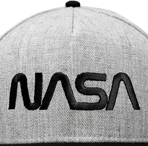 قبعة DALIX NASA المسطحة المطرزة على شكل دودة in Kuwait