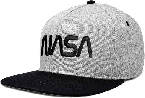 قبعة DALIX NASA المسطحة المطرزة على شكل دودة in Kuwait