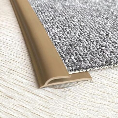 Floor Trim,Rubber Carpet Transition Strip Carpet Edge Trim Strip Gray Flexible Edge Binding Bars for mat/Doormat/Rugs/Runner Packing Tape self-Adhesive Seal Weatherproof(Red,1000 cm) in Saudi Arabia