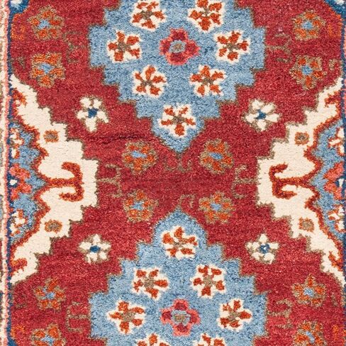 SAFAVIEH Antiquity Collection 2'3" x 8' Red/Blue AT509Q Handmade Traditional Oriental Premium Wool Runner Rug in Kuwait