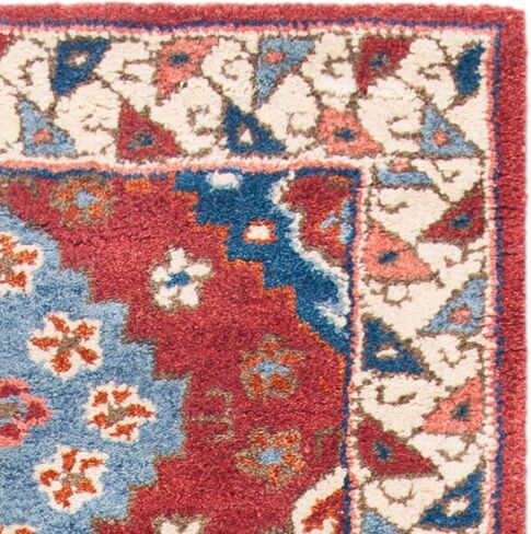 SAFAVIEH Antiquity Collection 2'3" x 8' Red/Blue AT509Q Handmade Traditional Oriental Premium Wool Runner Rug in Kuwait