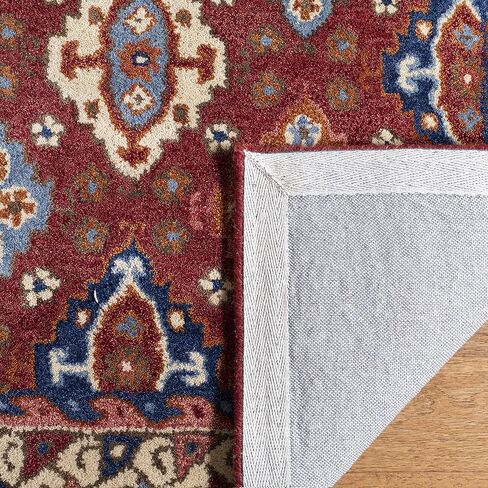SAFAVIEH Antiquity Collection 2'3" x 8' Red/Blue AT509Q Handmade Traditional Oriental Premium Wool Runner Rug in Kuwait