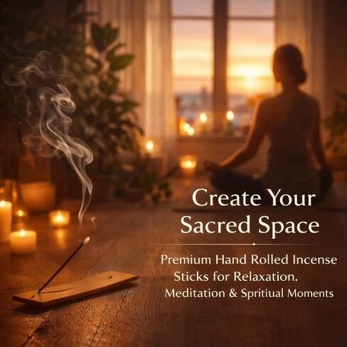 Incense Sticks Variety Pack, 150 Count – Nag Champa, Sandalwood, Lavender, Rose, Oud, Dragon Blood, Jasmine, Pineapple, Floral Harmony & Fruity Burst | 10 Scents × 15 Sticks | Natural Incense Set in Saudi Arabia