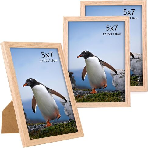 LYYYXGYP 12x16 Picture Frame Set of 3, Natural Solid Oak Wood Frame 12 by 16 Poster Frame with Plexiglass for Wall Hanging in Saudi Arabia