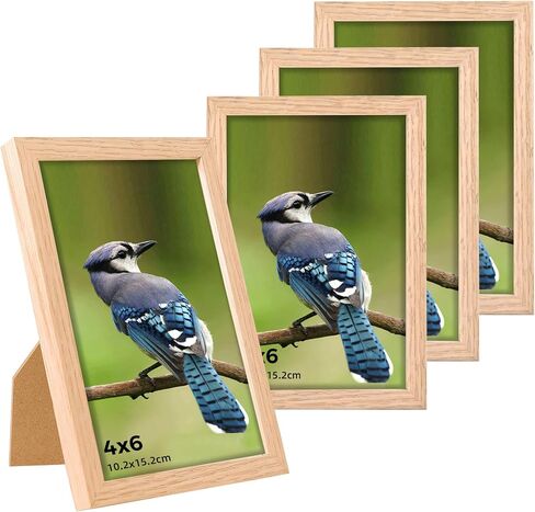 LYYYXGYP 12x16 Picture Frame Set of 3, Natural Solid Oak Wood Frame 12 by 16 Poster Frame with Plexiglass for Wall Hanging in Saudi Arabia