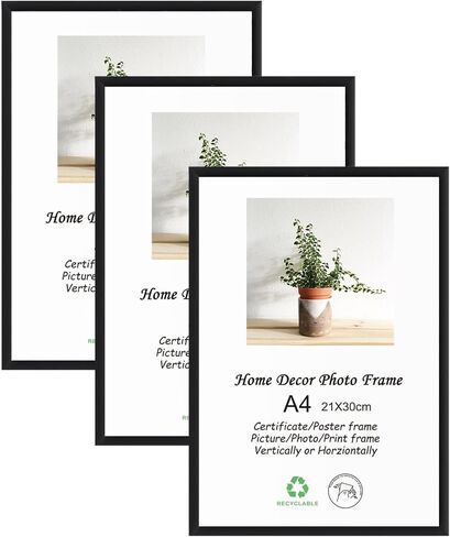 LYYYXGYP 12x16 Picture Frame Set of 3, Natural Solid Oak Wood Frame 12 by 16 Poster Frame with Plexiglass for Wall Hanging in Saudi Arabia