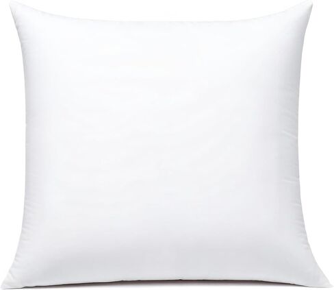 Throw Pillow Insert Premium Pillow Stuffer Sham Rectangle for Decorative Cushion Bed Couch Sofa 18x18 Inches in Saudi Arabia