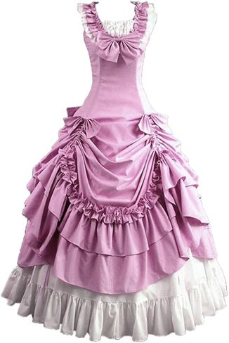 Gothic Victorian Queen Dress Civil War Ball Gown for Women Sleeveless Rococo Edwardian Southern Belle Masquerade Costumes in Saudi Arabia