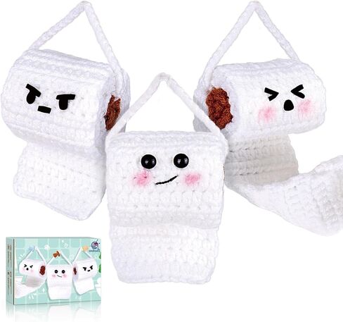 Crochetta Crochet Kit for Beginners, Beginner Crochet Kits for Adults with Step-by-Step Video Tutorials, DIY Knitting & Crocheting Craft Hobbies Supplies, Money Tree Amigurumi(40%+ Yarn) in Saudi Arabia