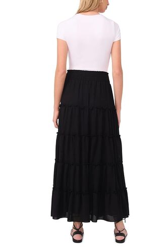 Vince Camuto Women's Tiered Smocked Waist Maxi Skirt in Kuwait