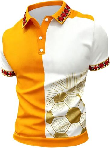 Men's Soccer Polo Shirt 2026 Soccer Cup Jersey World Soccer Fans Sport Tee in Kuwait