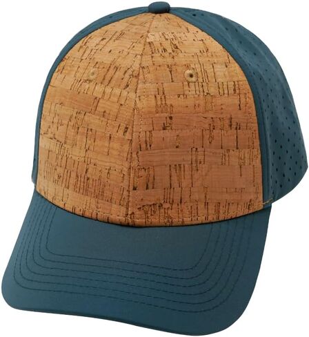Blank - 6 Panel - Shallow Fit - Cork - Teal in Saudi Arabia