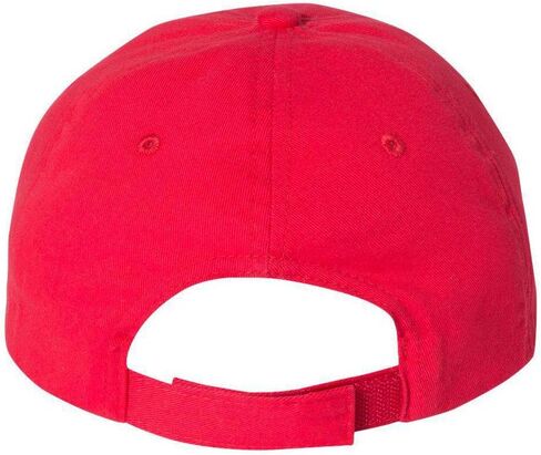 Valucap - Brushed Twill Cap - VC200 - Adjustable - Red in Saudi Arabia
