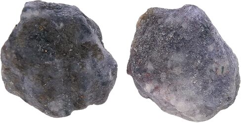 ANAYA AGATE 2 Pcs Raw Crystals Rough Gemstones w/Authenticity Card, Velvet Pouch - Large 1.25–2.0" Raw Stones for Tumbling, Cabbing, Polishing, Cutting Natural Healing Crystals for Home Decor, DIY Stones in Kuwait
