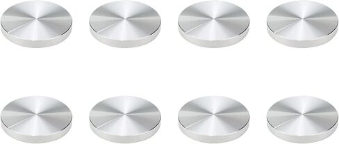 Round Shape Aluminum Disc for Glass Table Mcredy Aluminum Disc 1" Dia. 3/8" Thickness Set of 4 in Saudi Arabia