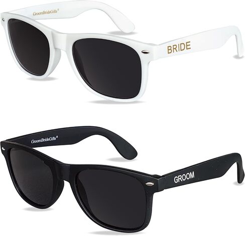 Bride and Groom Sunglasses – Polarized Sunglasses for Wedding, Bride to be and groom to be gifts in Saudi Arabia