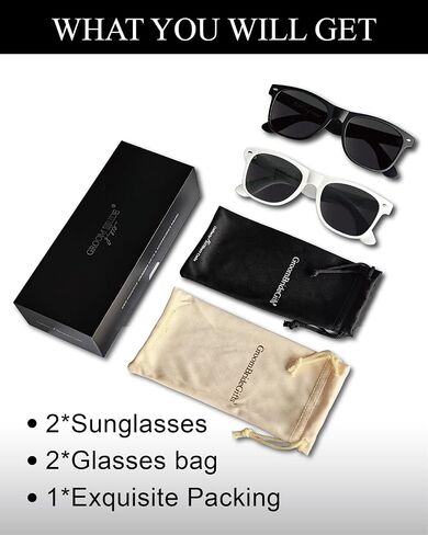 Bride and Groom Sunglasses – Polarized Sunglasses for Wedding, Bride to be and groom to be gifts in Saudi Arabia