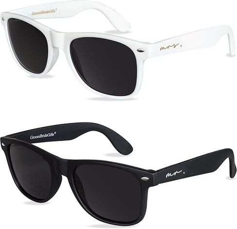 Bride and Groom Sunglasses – Polarized Sunglasses for Wedding, Bride to be and groom to be gifts in Saudi Arabia
