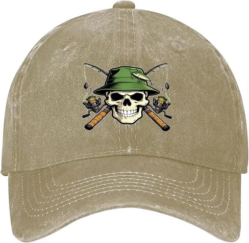 Fishing Hat Vintage Washed Cotton Baseball Cap for Men Women Adjustable Dad Hat Soft Breathable Unisex Casual Outdoor Sun Cap in Kuwait