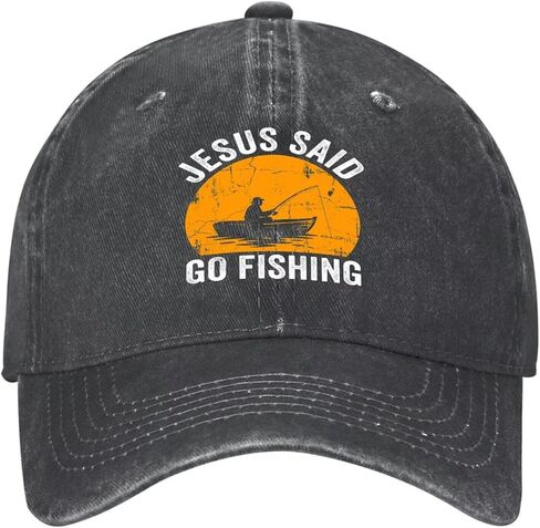 Fishing Hat Vintage Washed Cotton Baseball Cap for Men Women Adjustable Dad Hat Soft Breathable Unisex Casual Outdoor Sun Cap in Kuwait