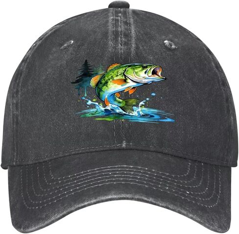 Fishing Hat Vintage Washed Cotton Baseball Cap for Men Women Adjustable Dad Hat Soft Breathable Unisex Casual Outdoor Sun Cap in Kuwait