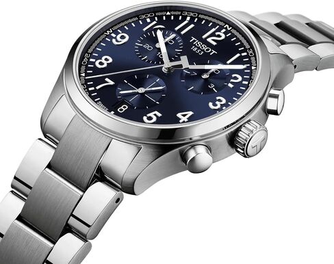 Tissot Chrono L 42mm, Swiss Quartz Chronograph Watch for Men, Stainless Steel Case, Blue Dial in Kuwait