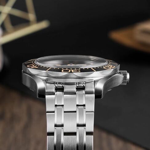 TACTICAL FROG Watchdives WD007 Sea Ghost NTTD Dive Watch for Men, 39 mm Domed Sapphire Crystal 316L Steel Case Mens Automatic Watches, 200 M Water Resistant, Stainless Steel Bracelet in Kuwait