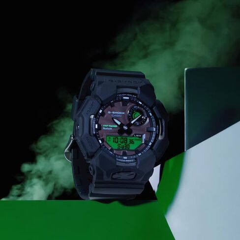 G-Shock GAB010BEG-1A Bold Electric Green Ana-Digi Black Resin Tough Solar in Kuwait