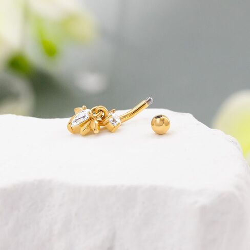 16G Rook Piercing Jewelry Gold, 316L Stainless Steel Eyebrow Rings Piercing Jewelry Flower Threaded Lip Labret Barbells Ring 8mm in Saudi Arabia